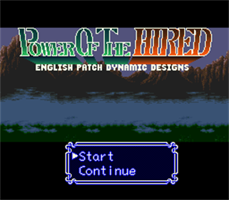 Power of the Hired  - Screenshot - Game Title Image