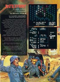 Battlefront: Corps Level Command in World War II - Box - Back Image