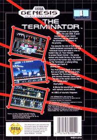 The Terminator - Box - Back Image