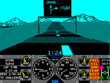 Hard Drivin' - Screenshot - Gameplay Image