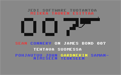 James Bond 007: Tehtävä Suomessa - Screenshot - Game Title Image
