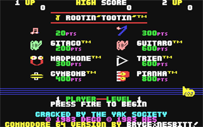 Rootin' Tootin' - Screenshot - Game Title Image