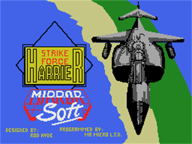 Strike Force Harrier - Screenshot - Game Title Image