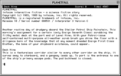 The Lost Treasures of Infocom - Screenshot - Gameplay Image