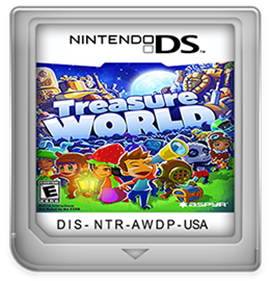 Treasure World - Fanart - Cart - Front