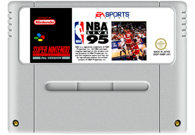 NBA Live 95 - Fanart - Cart - Front