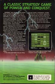 Fortress (Strategic Simulations) - Box - Back Image