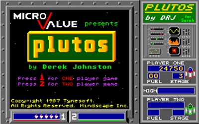 Plutos - Screenshot - Game Title Image