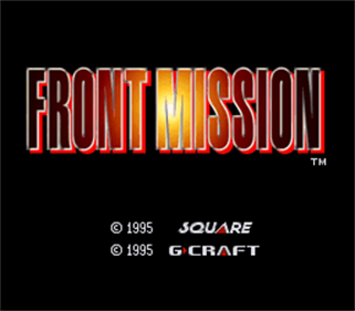 Front Mission - Screenshot - Game Title Image