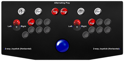 Galaga - Arcade - Controls Information Image