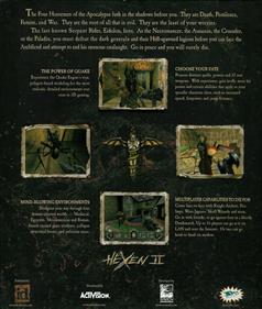 Hexen II - Box - Back Image