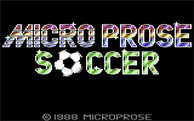 MicroProse Soccer - Screenshot - Game Title Image