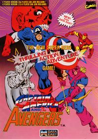 Captain America and the Avengers - Advertisement Flyer - Front Image