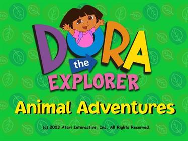 Dora the Explorer: Animal Adventures - Screenshot - Game Title Image
