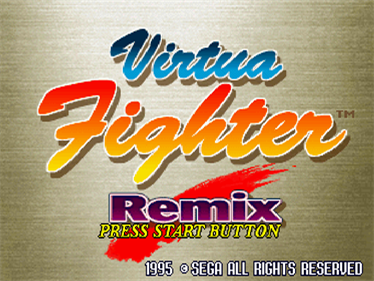 Virtua Fighter Remix - Screenshot - Game Title Image