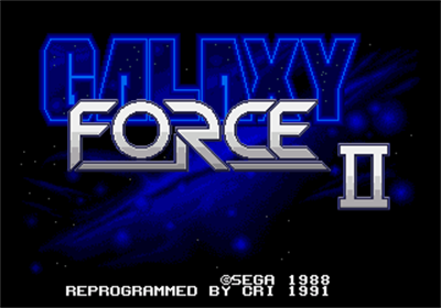 Galaxy Force II - Screenshot - Game Title Image