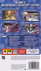 The Sims 2 - Box - Back Image