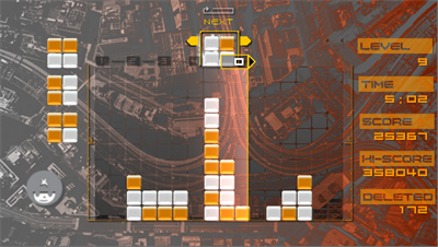 Lumines: Puzzle Fusion - Screenshot - Gameplay Image
