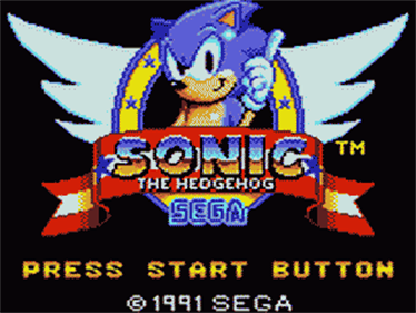 Sonic the Hedgehog - Screenshot - Game Title Image