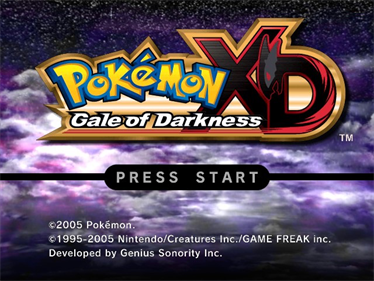 Pokémon XD: Gale of Darkness - Screenshot - Game Title Image