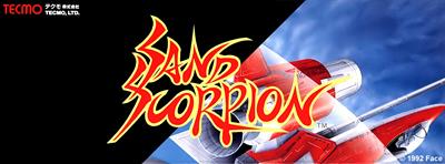 Sand Scorpion - Arcade - Marquee Image