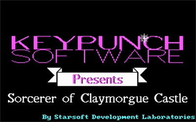 The Sorcerer of Claymorgue Castle - Screenshot - Game Title Image