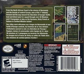 T.A.C. Heroes: Big Red One - Box - Back Image