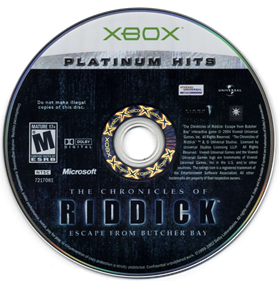 The Chronicles of Riddick: Escape from Butcher Bay - Disc Image