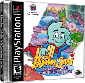 Pajama Sam: You Are what You Eat from Your Head to Your Feet - Box - 3D Image