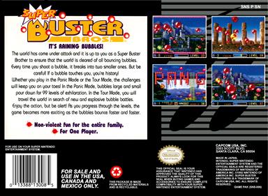 Super Buster Bros. - Box - Back Image