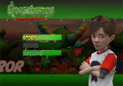 Goosebumps: HorrorLand - Screenshot - Game Title Image