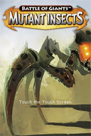 Battle of Giants: Mutant Insects - Screenshot - Game Title Image