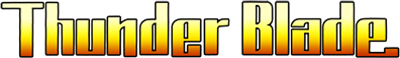 Thunder Blade - Clear Logo Image