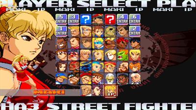 Street Fighter Alpha 3 MAX - Screenshot - Game Select Image