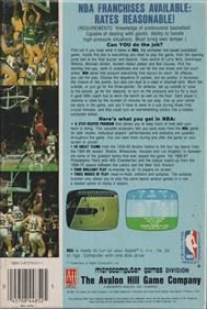 NBA - Box - Back Image