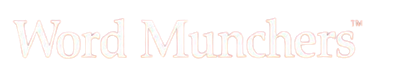 Word Munchers - Clear Logo Image