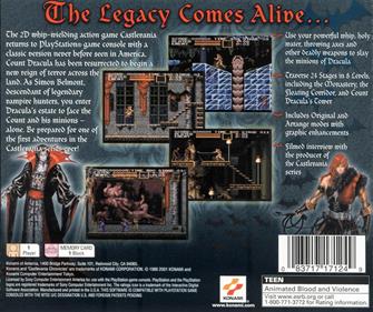 Castlevania Chronicles - Box - Back Image