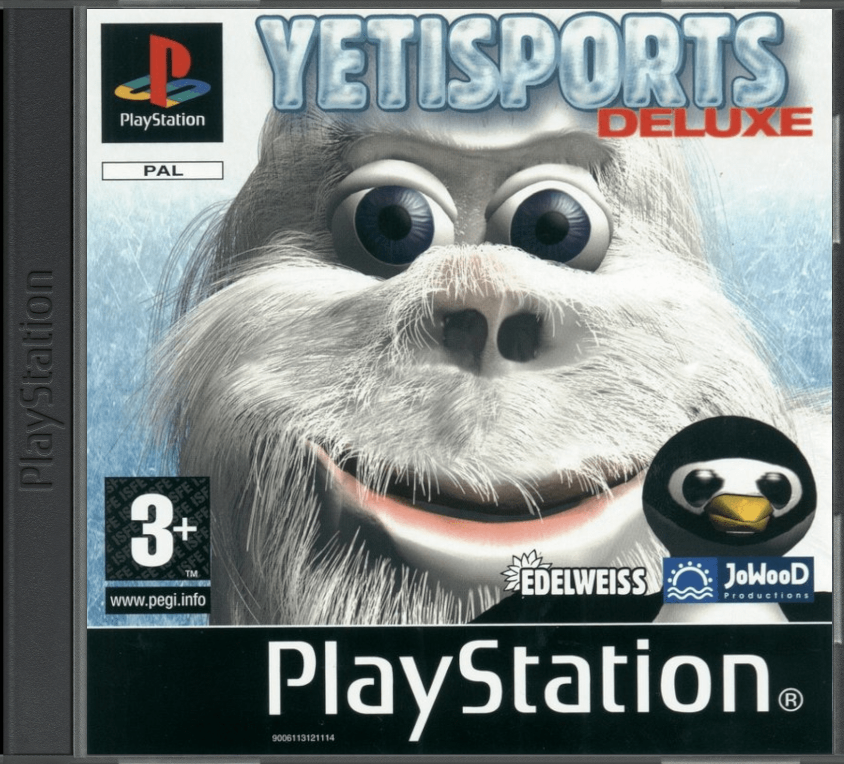 Ps deluxe игры. Yeti Sport ps1. Yetisports Deluxe ps1. Ps1 обложка Yetisports. JOWOOD Entertainment игры.