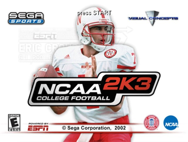 NCAA College Football 2K3 - Screenshot - Game Title Image