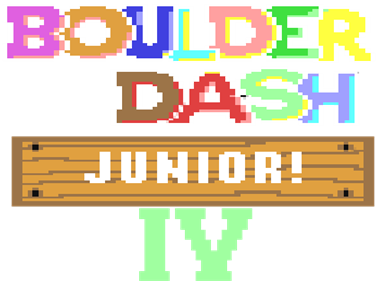 Boulder Dash Junior IV - Clear Logo Image