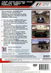 Formula One 04 - Box - Back Image
