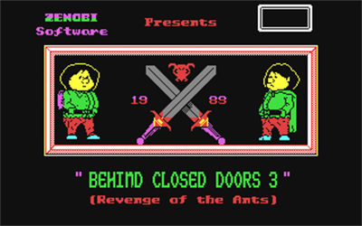 Behind Closed Doors III: Revenge of the Ants - Screenshot - Game Title Image