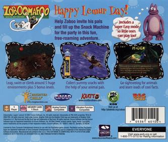 Zoboomafoo: Leapin' Lemurs - Box - Back Image