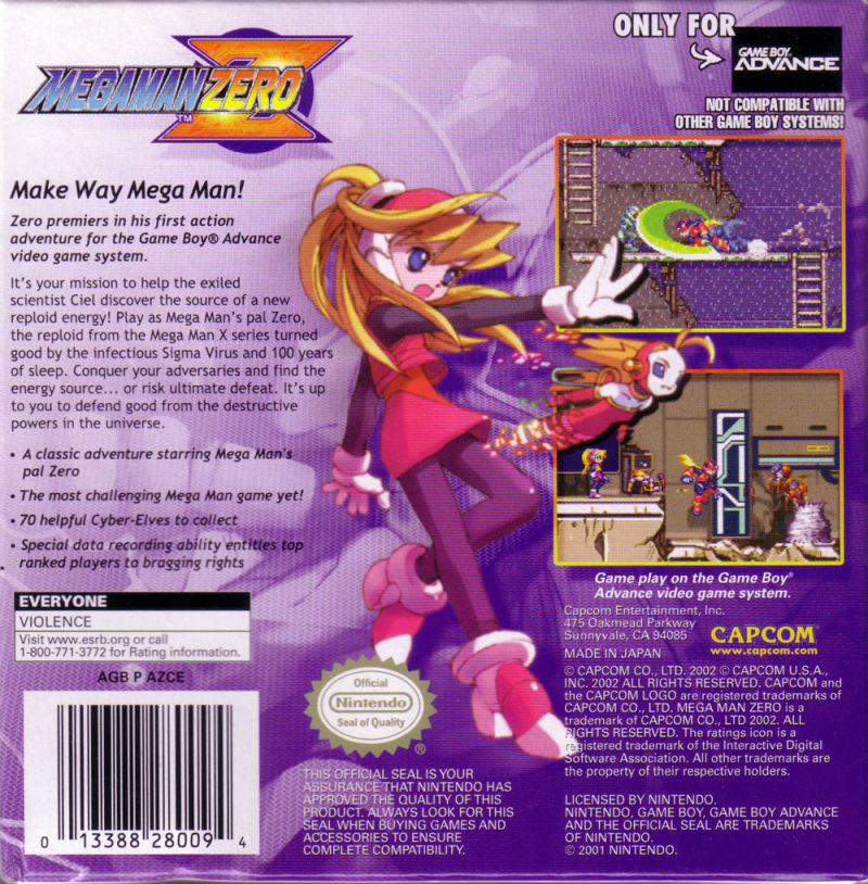 Mega Man Zero Images - LaunchBox Games Database