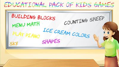 Educational Pack of Kids Games - Screenshot - Game Title Image
