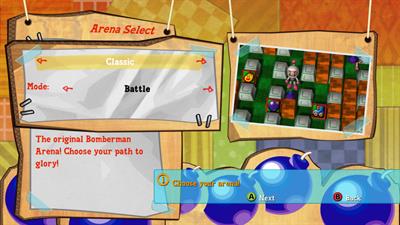 Bomberman Live: Battlefest - Screenshot - Game Select Image