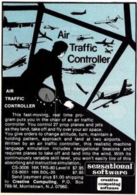 Air Traffic Controller - Advertisement Flyer - Front Image