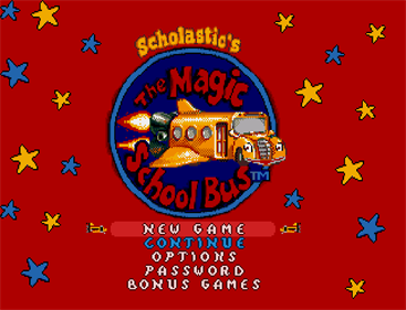 The Magic School Bus: Space Exploration Game - Screenshot - Game Title Image