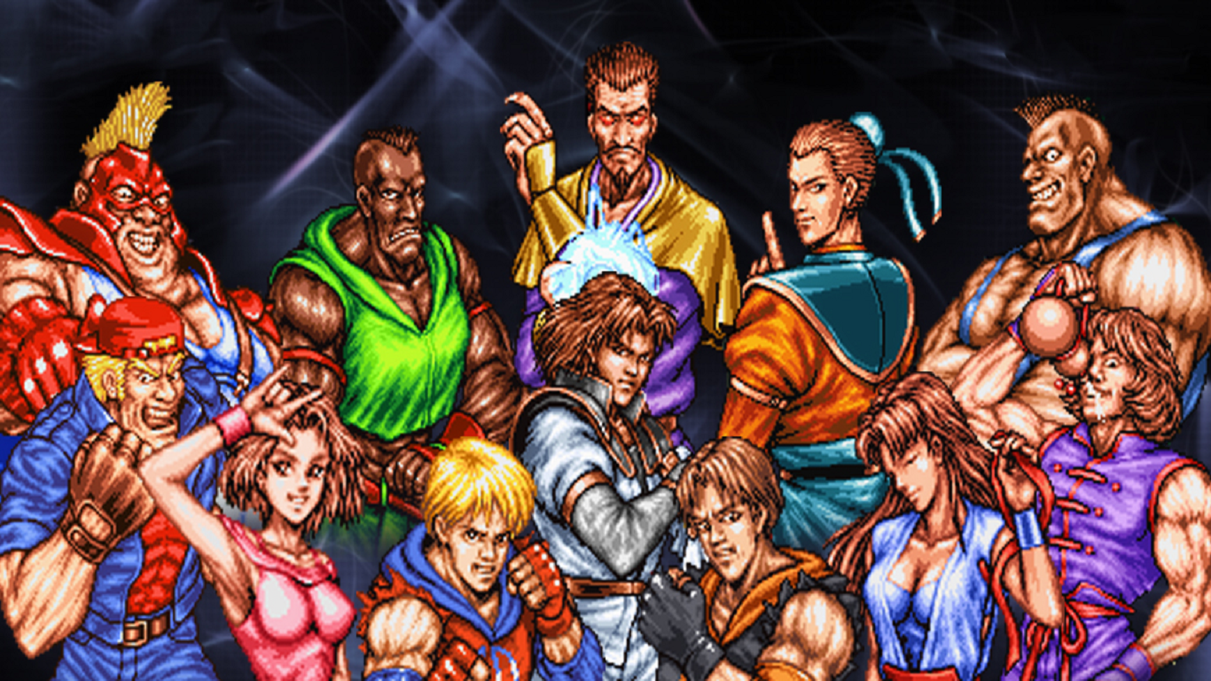 double dragon video game characters