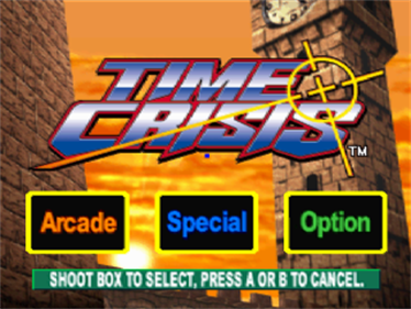 Time Crisis - Screenshot - Game Title Image